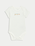 3pk Pure Cotton Printed Bodysuits (6½lbs-3 Yrs)