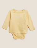 3pk Pure Cotton Rainbow Bodysuits