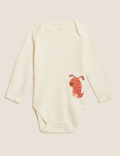 3pk Pure Cotton Dog Bodysuits