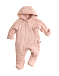 Cotton Rich Hooded Wrap Pramsuit (0-12 Mths)