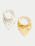 2pk Pure Cotton Winnie The Pooh™ Dribble Bibs