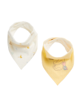 2pk Pure Cotton Winnie The Pooh™ Dribble Bibs