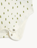 3pk Pure Cotton Giraffe Bodysuits (6 1/2lbs - 3 Yrs)