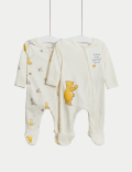 2pk Winnie The Pooh™ Sleepsuits (7lbs - 3 Yrs)