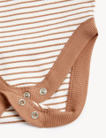 Cotton Rich Striped Bodysuit