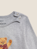 Cotton Rich Spencer Bear Sleepsuit