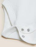 Pure Cotton Slogan Bodysuit (7lbs-12 Mths)