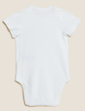 Pure Cotton Slogan Bodysuit (7lbs-12 Mths)