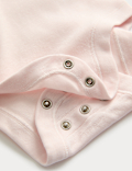 5pk Pure Cotton Plain Short Sleeve Bodysuits (0-3 Yrs)