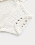 3pk Pure Cotton Wrap Bodysuits (0-3 Yrs)