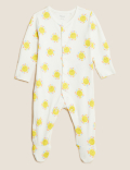 3pk Cotton Rich Printed Sleepsuits