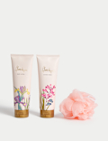 Foam Bath & Body Lotion Gift Set