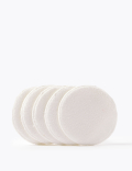 Pack of 5 Reusable Pure Cotton Pads & Bag