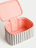 Striped Cosmetic Case