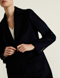 Pure Wool Boyfriend Coat