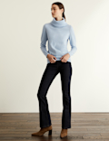 Pure Cashmere Cowl Neck Relaxed Jumper