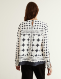 Geometric Long Sleeve Top