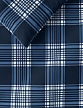 Checked Cotton Blend Bedding Set
