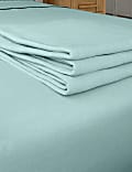 Drap plat en percale de coton