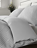 Parure de lit en satin 100&nbsp;% coton à motif géométrique