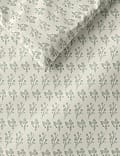 Lot de 2&nbsp;parures de lit en coton mélangé à motif fleuri