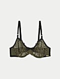 Evora Embroidery Wired Balcony Bra Set A-E