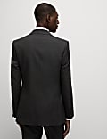 Slim Fit Pure Wool Textured Suit