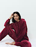 Fur Fleece Lounge Hoodie Set