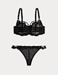Magda Embroidery Wired Balcony Bra Set F-H