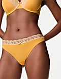 Soutien-gorge ampliforme à bordures en dentelle, bonnets emboîtants A&nbsp;à&nbsp;F