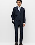 3 Piece Tailored Fit Textured Suit