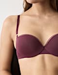 Soutien-gorge à balconnet push-up Boston à armatures en microfibre