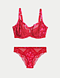 Peony Silk & Lace Wired Minimiser Bra Set C-G