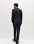 3 Piece Slim Fit Textured Stretch Suit