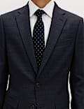 3 Piece Slim Fit Textured Stretch Suit