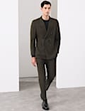 Tailored Fit Italian Wool Blend Performance Suit