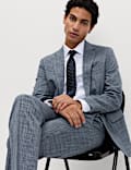 Tailored Fit Check Stretch Suit