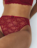 Lace Non Wired Push Up Plunge Bra Set A-E