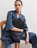 Printed Short Sleeve Longline Blazer & Trouser Set