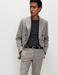 Slim Fit Pinstripe Double Breasted Suit