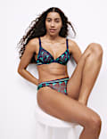 Karina Embroidery Wired Plunge Bra Set A-E