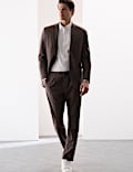 Tailored Fit Wool Blend Performance Suit