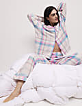 Cotton Blend Check Pyjama Set