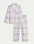 Cotton Blend Check Pyjama Set