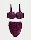Jasmine Lace Wired Balcony Bra Set F-H