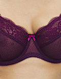 Jasmine Lace Wired Balcony Bra Set F-H