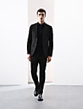 Slim Fit Wool Blend Stretch Suit
