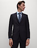 Slim Fit Pure Wool Herringbone Suit