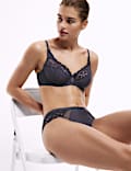 Amelia Lace Wired Full Cup Bra Set A-E