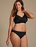 Soutien-gorge de maintien sans armatures à bretelles croisées, bonnets emboîtants B&nbsp;à&nbsp;I